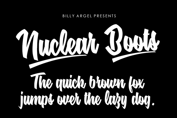 Nuclear Boots字体 1