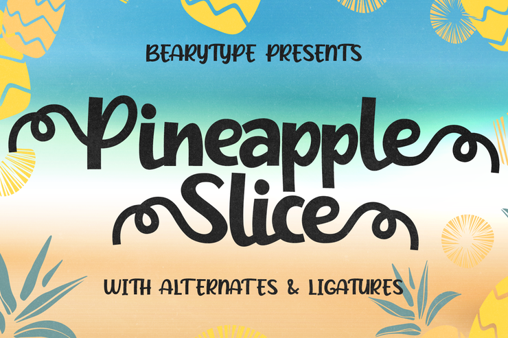 Pineapple Slice字体 5