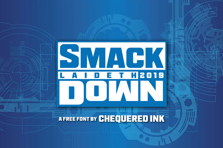 Smack Laideth Down 2019字体 1