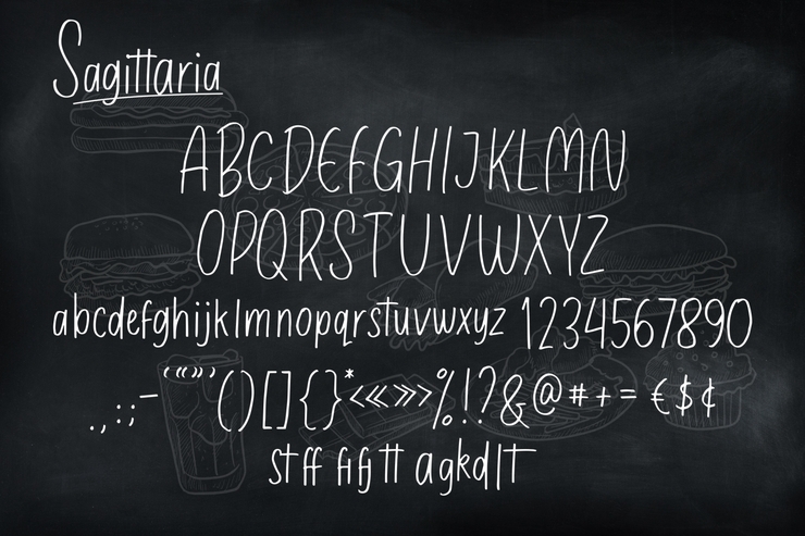 Sagittaria字体 5