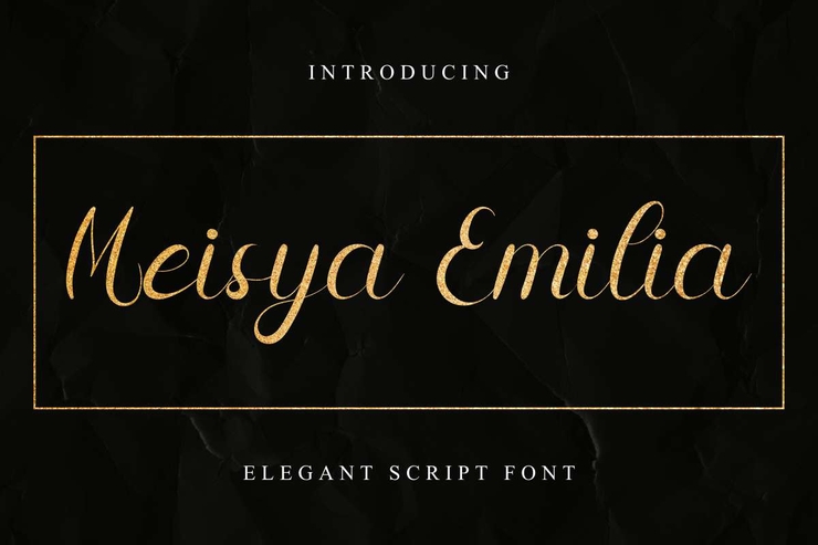 Meisya Emilia字体 1