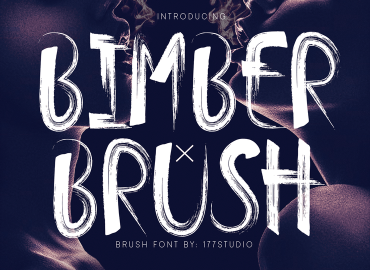 Bimber Brush字体 2