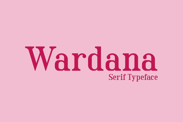 Wardana字体 1