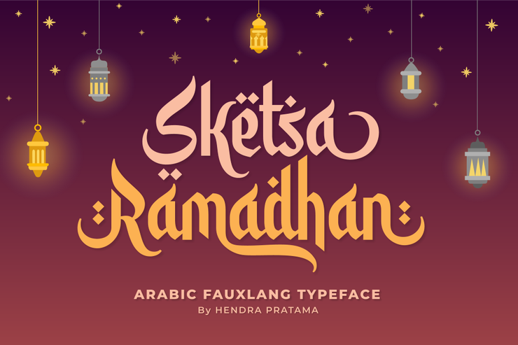 Sketsa Ramadhan字体 1