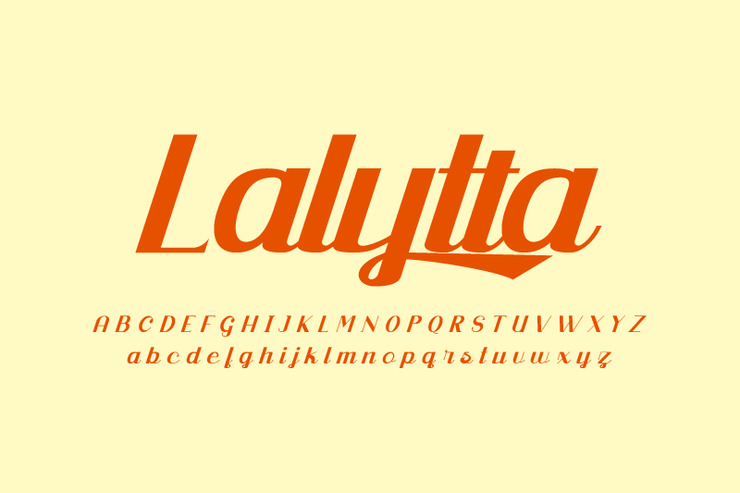 Lalytta字体 1