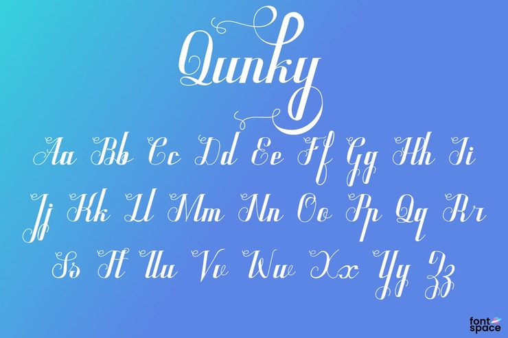 Qunky字体 1
