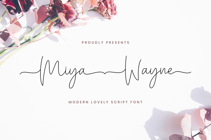 Miya Wayne字体 1