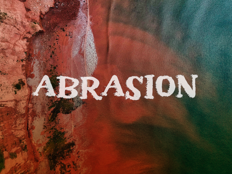 a Abrasion字体 1