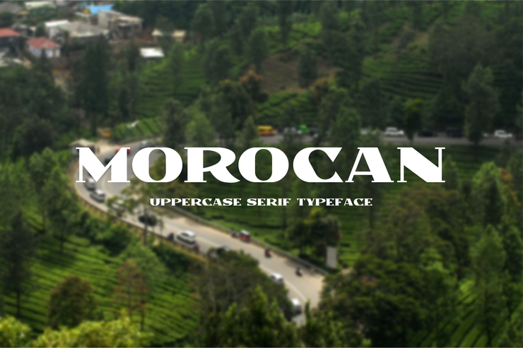 Morocan字体 3