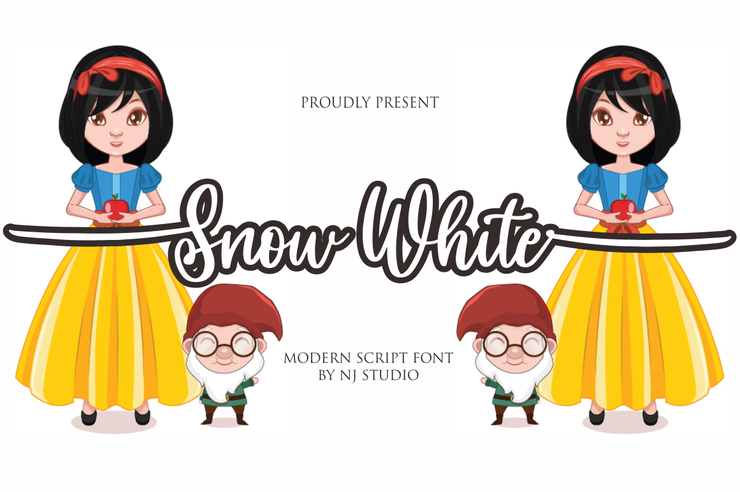 Snow White字体 7