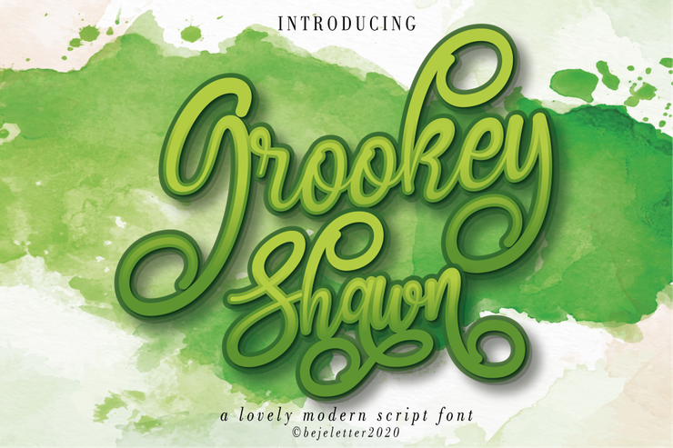 Grookey Shawn字体 1