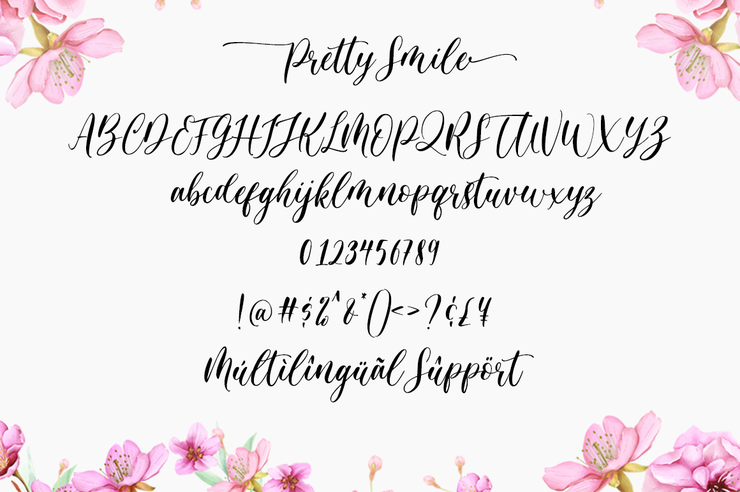 Pretty Smile字体 2