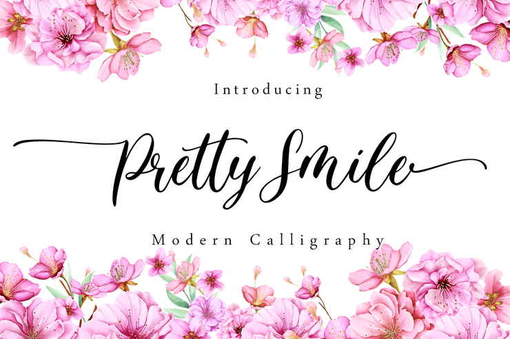 Pretty Smile字体 3