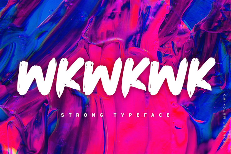 Wkwkwk字体 1
