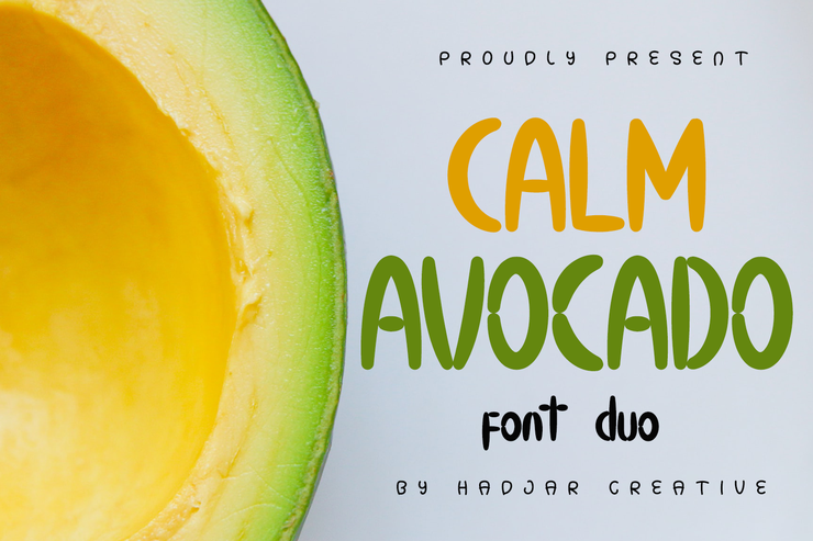 Calm Avocado字体 5