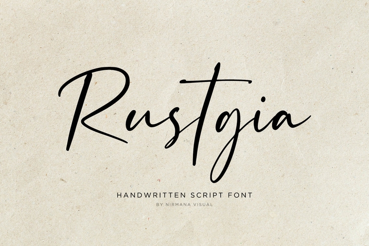 Rustgia -字体 5