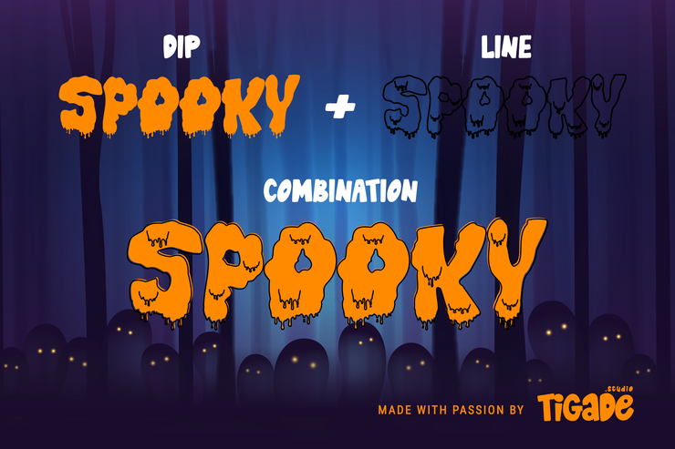 Horror Night Drip字体 4