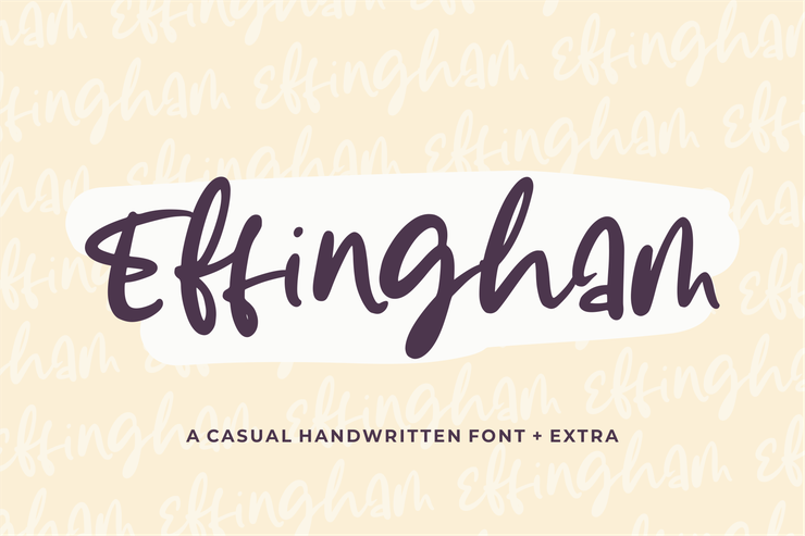 Effingham字体 3