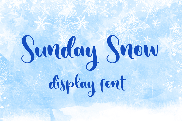 Sunday Snow字体 1
