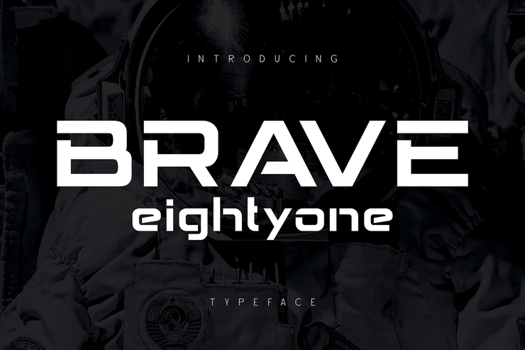 BRAVE Eightyone字体 2