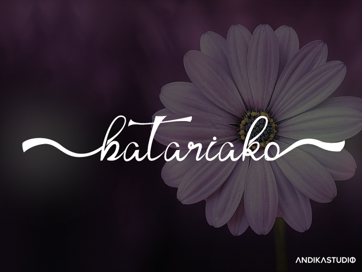 Batariako字体 1