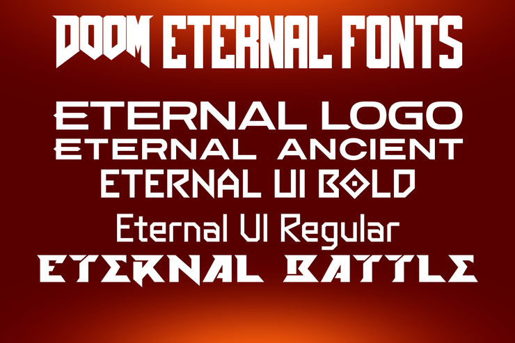 DOOM Eternal字体 3