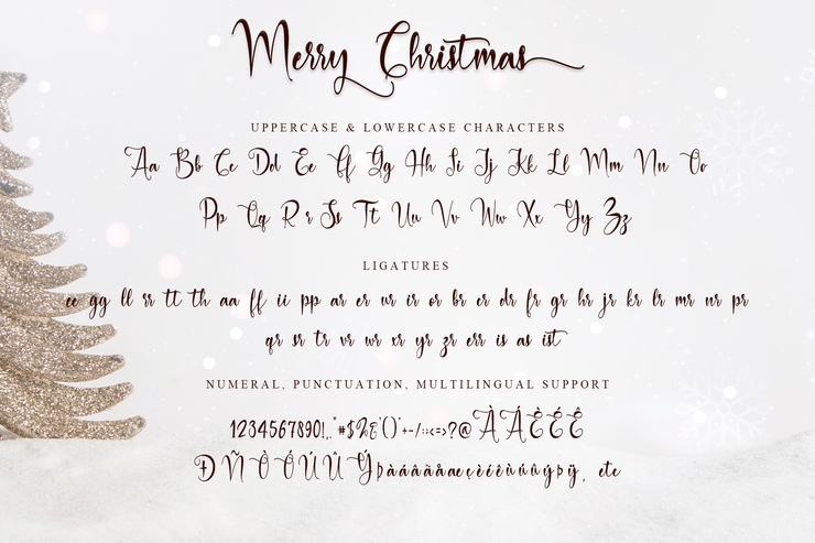 Merry Christmas Baby字体 3