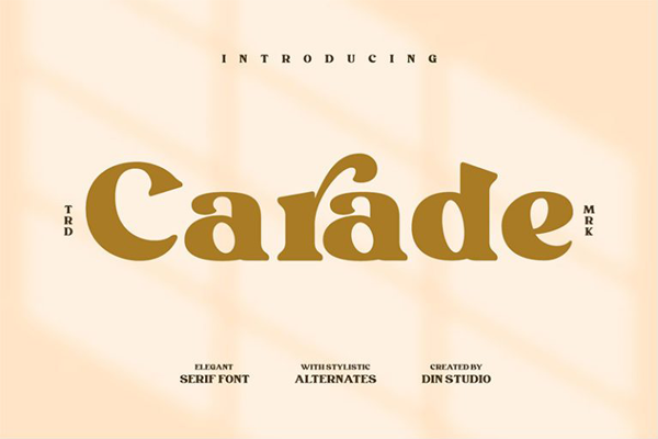 Carade字体 2