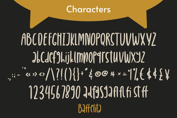 Baffelita字体 1