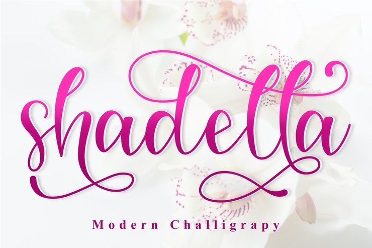 shadella字体 1