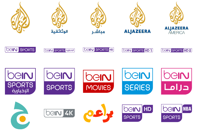 logos bein aljazeera字体 1