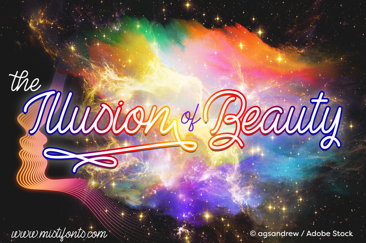 The Illusion of Beauty字体 1