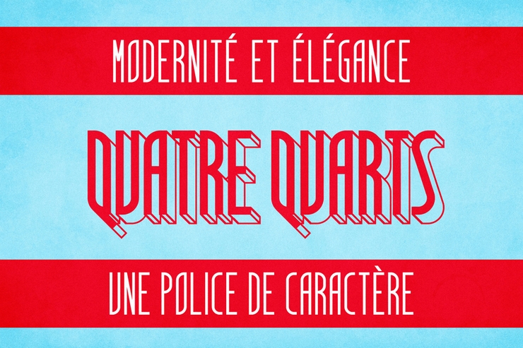 Quatre Quarts字体 3