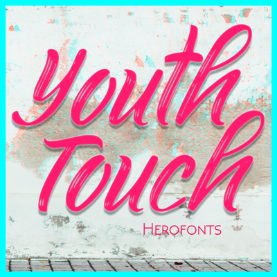 Youth Touch字体 1