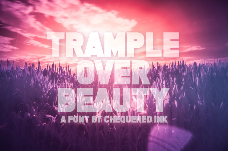 Trample Over Beauty字体 1
