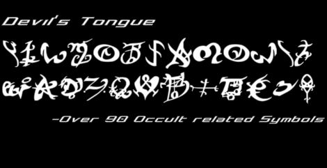 Devil's Tongue字体 3