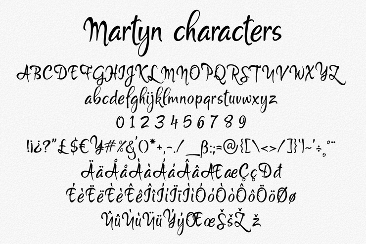Martyn字体 2