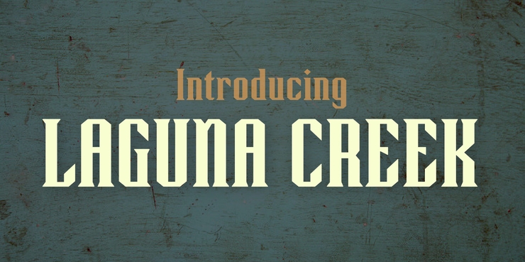 Laguna Creek (Demo)字体 3