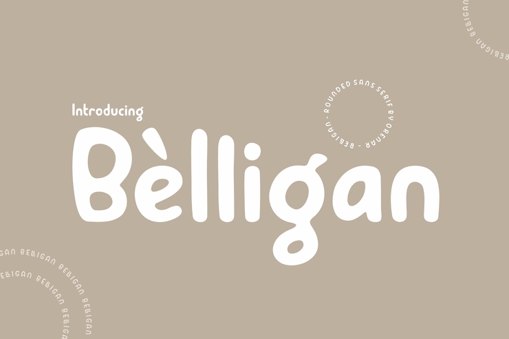 Belligan字体 8