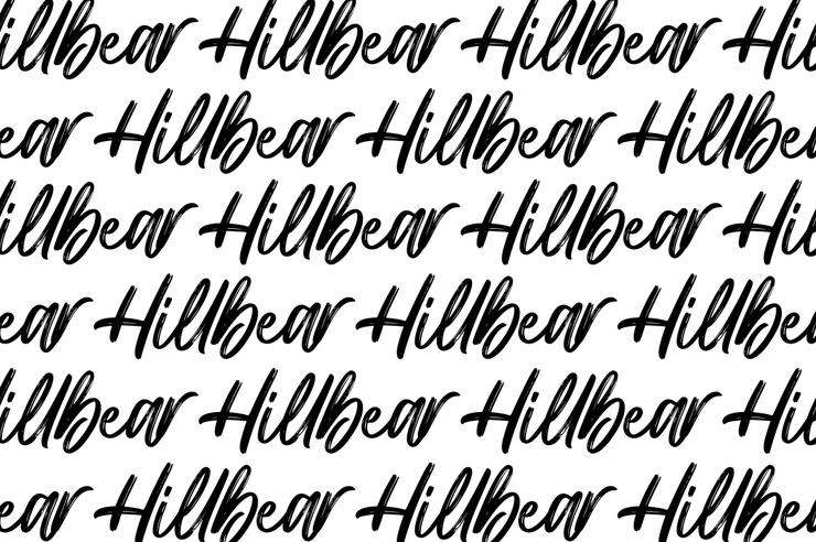 Hillbear字体 6