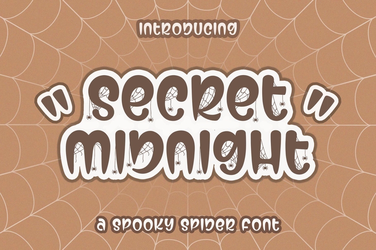 Secret Midnight字体 3