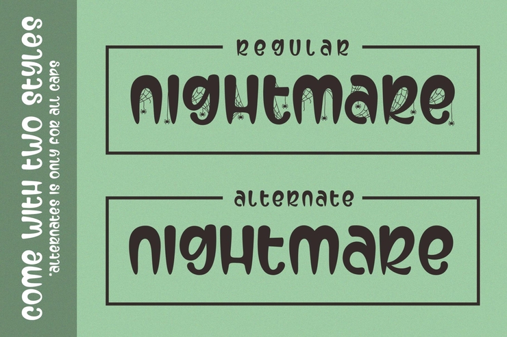 Secret Midnight字体 6