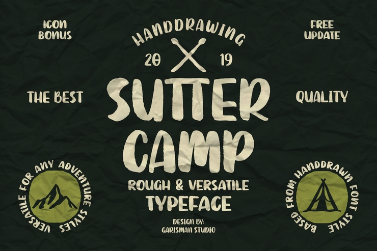 Sutter Camp字体 1