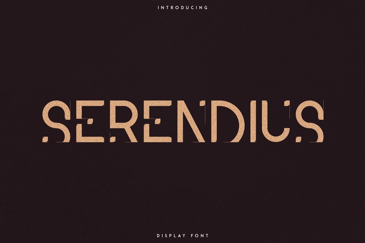 Serendius字体 1