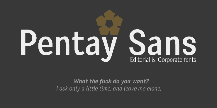 Pentay Sans字体 5