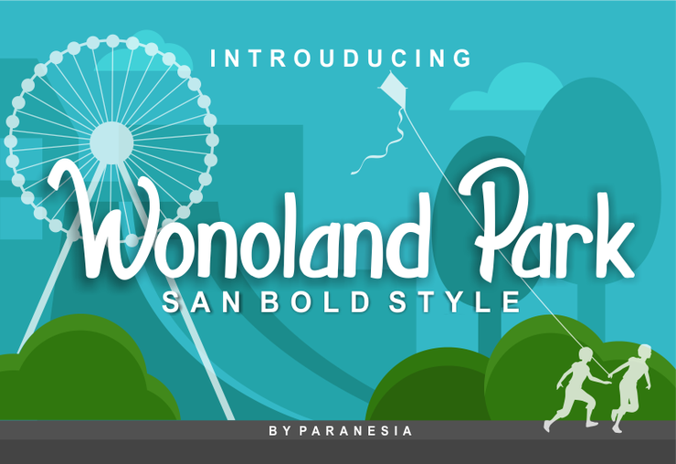 Wonoland Park字体 1