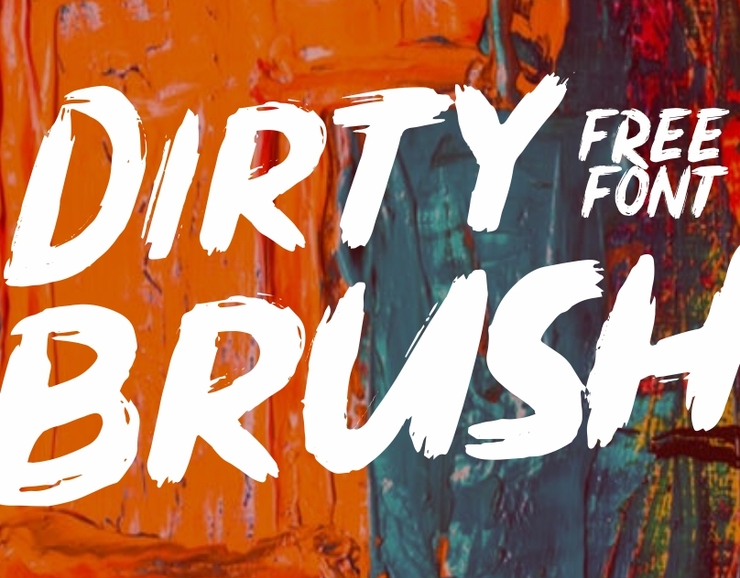 Dirty Brush字体 1
