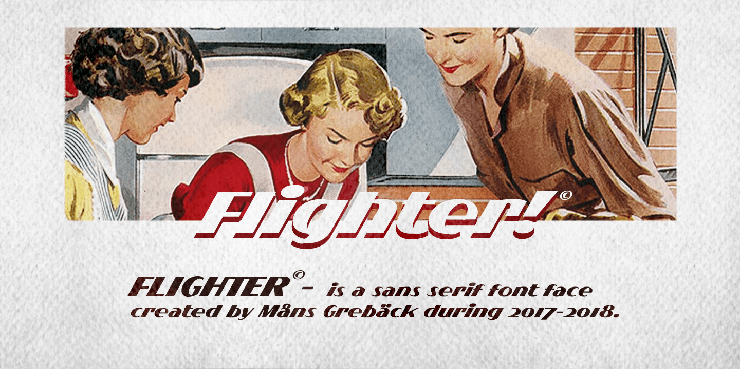 Flighter字体 4