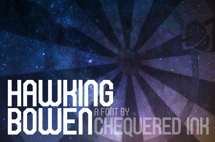 Hawking Bowen字体 1