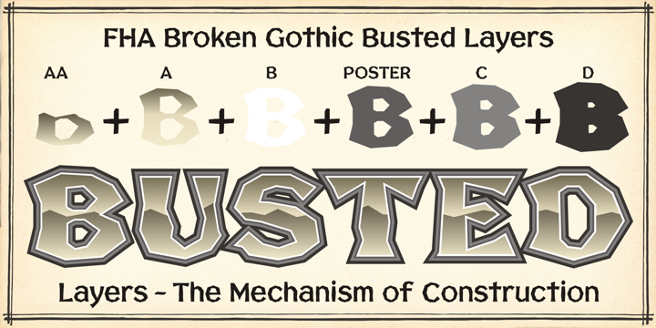 Broken Poster字体 5